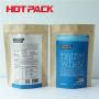 Native whey powder kraft stand up pouches