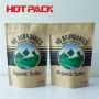 Organic sulfur brown paper stand up pouches