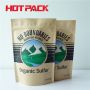 Organic sulfur brown paper stand up pouches