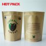 Kraft paper coffee bean stand up pouch for cafe