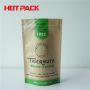Organic kraft stand up paper pouches for tiger nuts