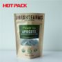 Resealable  kraft paper food packaging bags with window