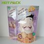 Custom heat seal plastic ziplock smell proof stand up pouch packaging mylar cake desserts cookies bag