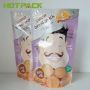 Custom heat seal plastic ziplock smell proof stand up pouch packaging mylar cake desserts cookies bag