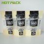 Custom Printed  Plastic Zipper   Packaging Bag With Clear Window Stand Up Tobacco Pouches