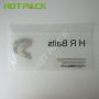 Custom clear window hologram back film plastic packaging mylar  3 side seal bag