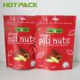 Food grade matte custom printing nuts packaging bag stand up zipper snack food pouch