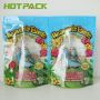 Food grade custom printing plastic carrier packaging pet food bag stand up zipper pouch with clear window