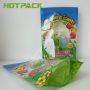 OEM bird feed packing bag plastic stand up zipper pouch   mylar bag with clear window for pet food