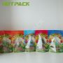 Food grade printed packaging bag stand up plastic zipper mylar pet food bags with custom own logo