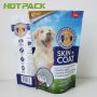 Food grade Custom printing mylar packaging pet food bag stand up plastic zipper pouch with custom own logo