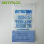 Custom printed Laminated smell proof foil zipper pouch mylar plastic 3 side seal bag