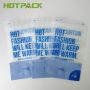 Custom printed Laminated smell proof foil zipper pouch mylar plastic 3 side seal bag