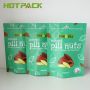 Custom printing mylar food grade packaging bag plastic stand up zipper pouches for nuts
