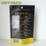 Custom wholesale plastic food packaging bag foil resealable zipper mylar stand up nuts bag