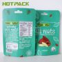 Custom printing mylar edibles food zipper bags stand up food pouch packing nuts bag