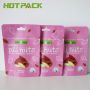 Food grade matte plastic food packaging pouch custom print stand up zipper aluminum foil nuts bag