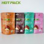 Hot sale custom printing craft plastic bag material aluminium foil stand up mylar bag for nuts packing