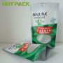 Custom printing aluminium foil plastic mylar bags smell proof stand up resealable zipper for nuts