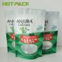 Custom printing aluminium foil plastic mylar bags smell proof stand up resealable zipper for nuts