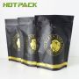 Custom moisture proof designs foil mylar coffee bag stand up resealable zipper coffe beans pouch