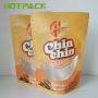 Custom heat seal zipper lock infused coconut chips packaging bags stand up snack food pouch