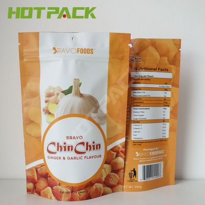 Reusable zipper logo customized edibles food grade packaging bag matte finish snack food clear stand up pouch