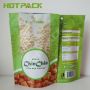 Matte snack food packaging bags with zipper aluminum foil food stand up plastic pouch