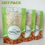 Matte snack food packaging bags with zipper aluminum foil food stand up plastic pouch