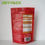 Snack food pouch food grade custom printed heat seal plastic stand up zipper bags