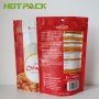 Snack food pouch food grade custom printed heat seal plastic stand up zipper bags