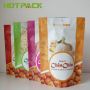 Good quality zipper top plastic  laminated packaging bag stand up snack food pouch