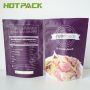 Custom design print foil mylar smell proof stand up zipper lock potato crisp packaging taro chips bag