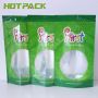 Custom Own Logo Mylar Plastic Packaging Candy Bag Stand Up Zipper Pouch With Window