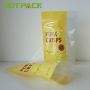 Factory printed fast delivery mylar pork crisps pouch clear plastic stand up bag with zipper