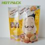 Customizable waterproof bread snack packaging bags food grade plastic stand up bags for bread
