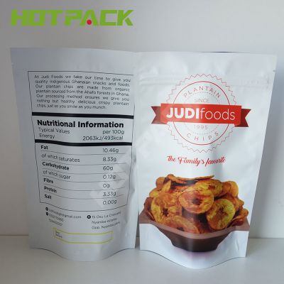 Custom printing matte packaging dried fruit bag food grade  stand up zipper mylar bag