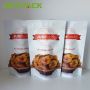 Custom printing matte packaging dried fruit bag food grade  stand up zipper mylar bag