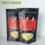 Wholesale mylar snack food packaging bags with custom own logo matte plastic stand up pouch zipper pouch for peanuts