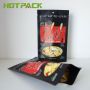 Matte printed plastic snack food storage bag zipper stand up bag for peanuts with own logo