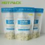 Custom matt print popcorn packaging bags stand up mylar pouch with zipper