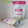 Custom matte surface heat sealed foil mylar stand up edibles food pouch popcorn bags