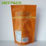 Wholesale plastic food packaging doypack stand up pouch bag with clear window for nut/dried fruit