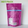 Frosted plastic print mylar stand up zip lock pouch nut/dried food packaging bags