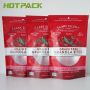 Custom printing food grade matte snack food pouch mylar zipper Lock nut/dried fruit bag with clear window