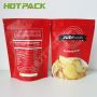 Heat Sealed Aluminum Lined Bag Of Chips Stand Up Zipper Food Pouch Crisp Packaging Bags