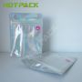 Hot Sales Pink Laser Film Mylar Resealable Plastic Stand Up Bags