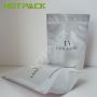 Clear window colorful plastic bag for make up standing up zipper packaging with logo