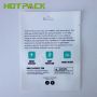 Custom logo mylar aluminum foil protective case three side seal bag