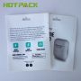 Custom logo mylar aluminum foil protective case three side seal bag
